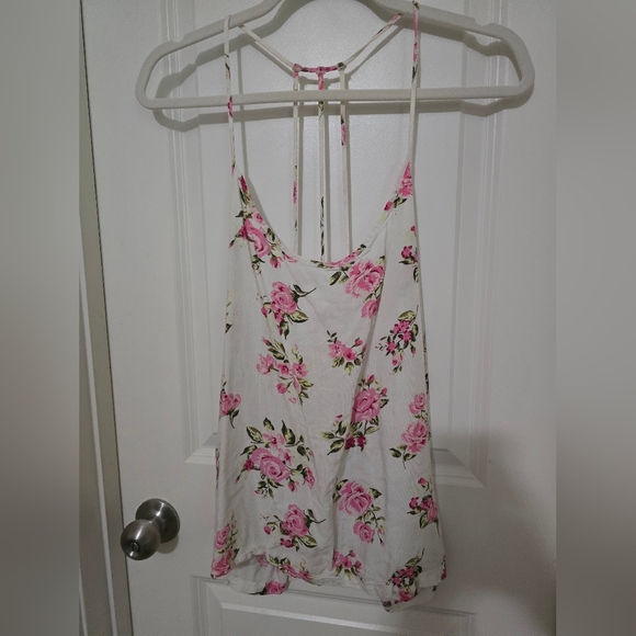 No Boundaries Pink Floral Camisole - Picture 1 of 3